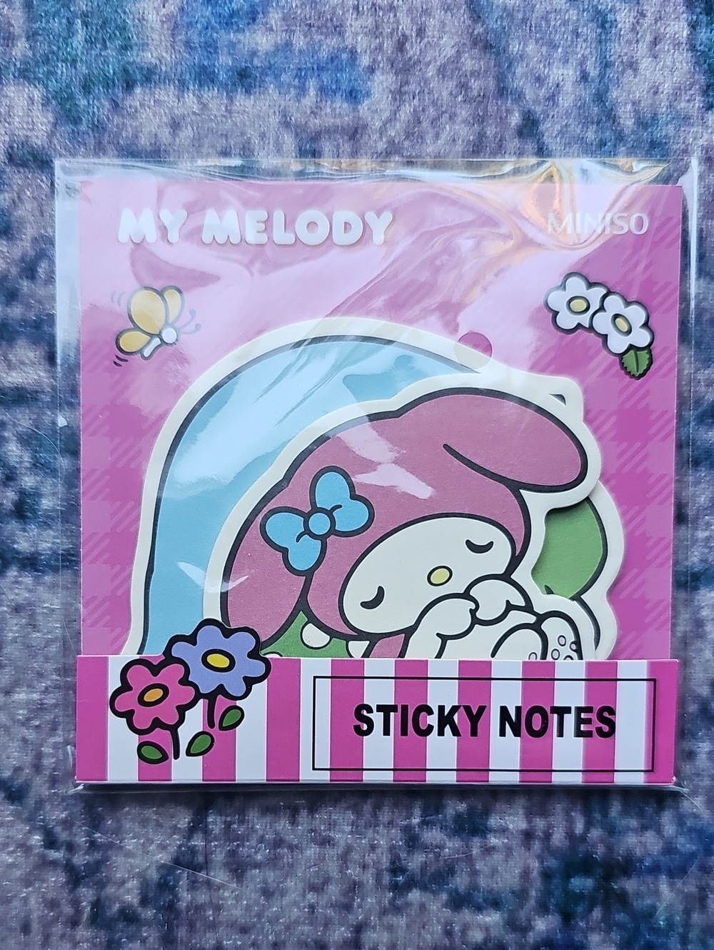 Sanrio My Melody Pink and Blue Character Sticky Notes